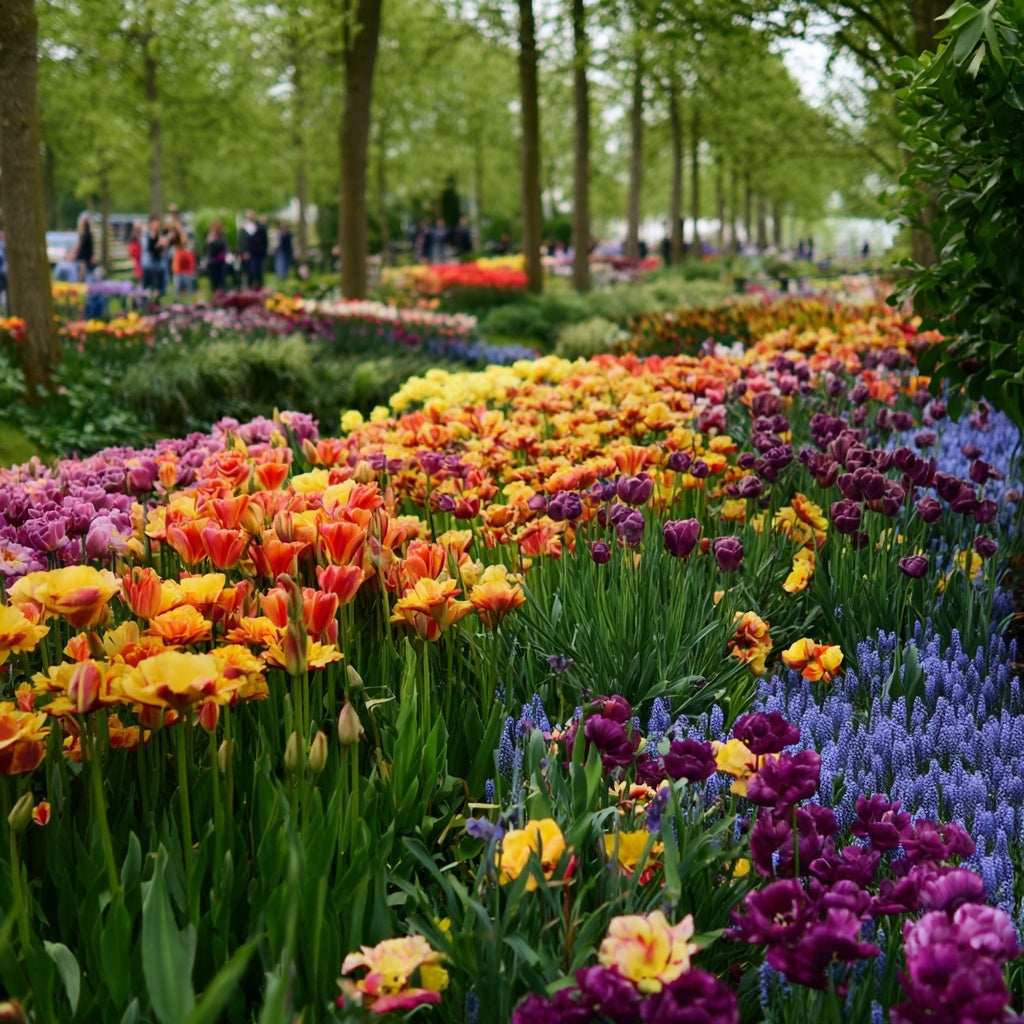 Keukenhof Gardens & Flower Fields Full-Day Luxury Tour (Seasonal, March-May)